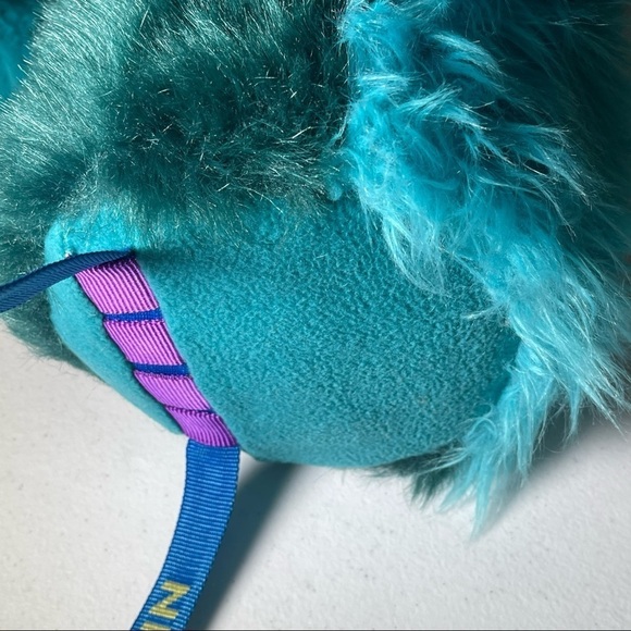 Large Blue Teal Green Wolf Fox  Canine Fursuit Cosplay Tail